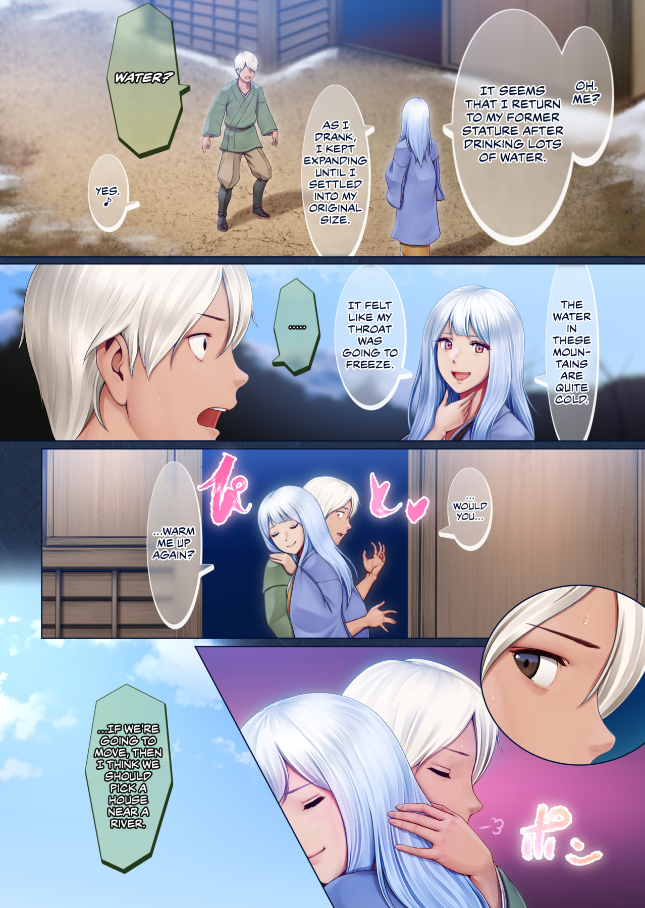 Hentai Manga Comic-Setsu, the Yuki-onna of the Night ~Warm Her Up Lest She Freeze~-Read-37